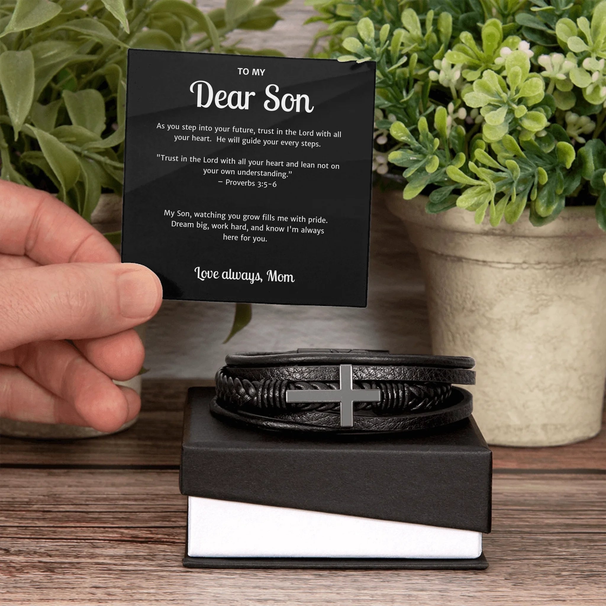 Men's Cross Bracelet 14