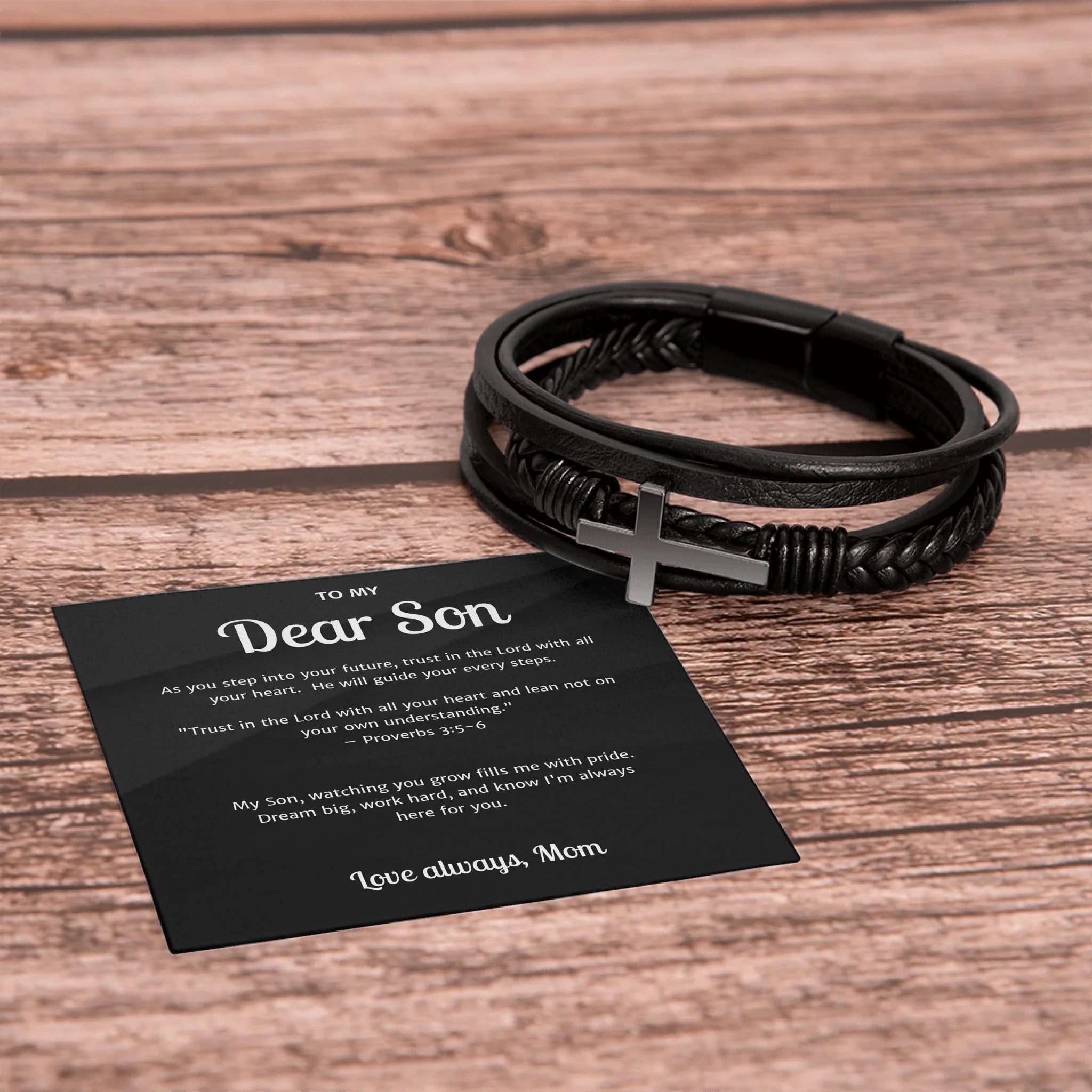 Men's Cross Bracelet 7
