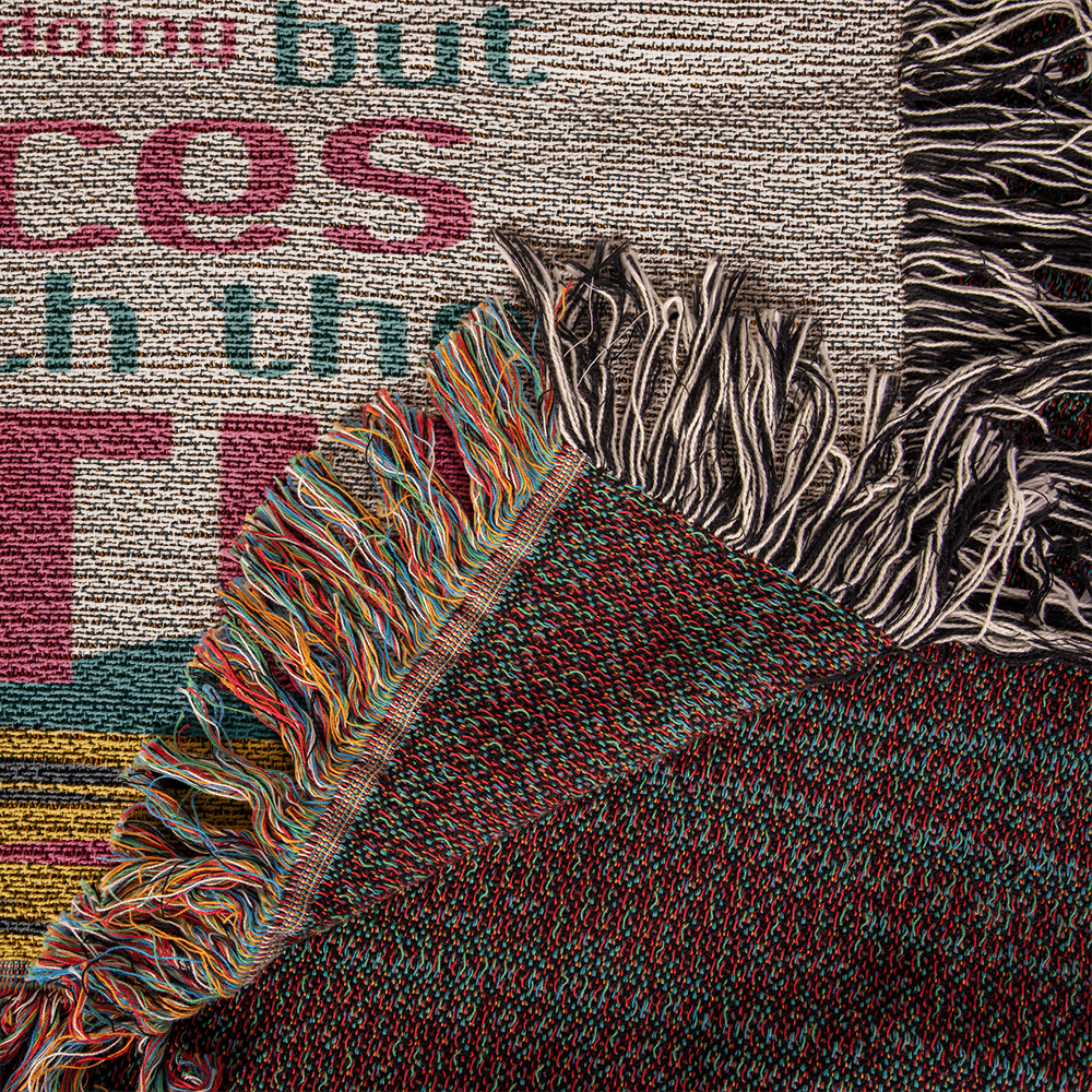 Love is patient, Love is kind Woven Heirloom Blanket